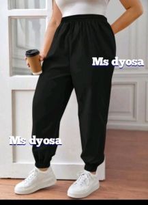 Plus size jogger pants jogging pants sweat pants large xl 2xl 5xl women and men cotton brass (JOGGER)