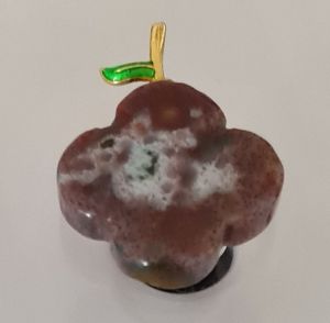 Colourful Agate Clover Pendant