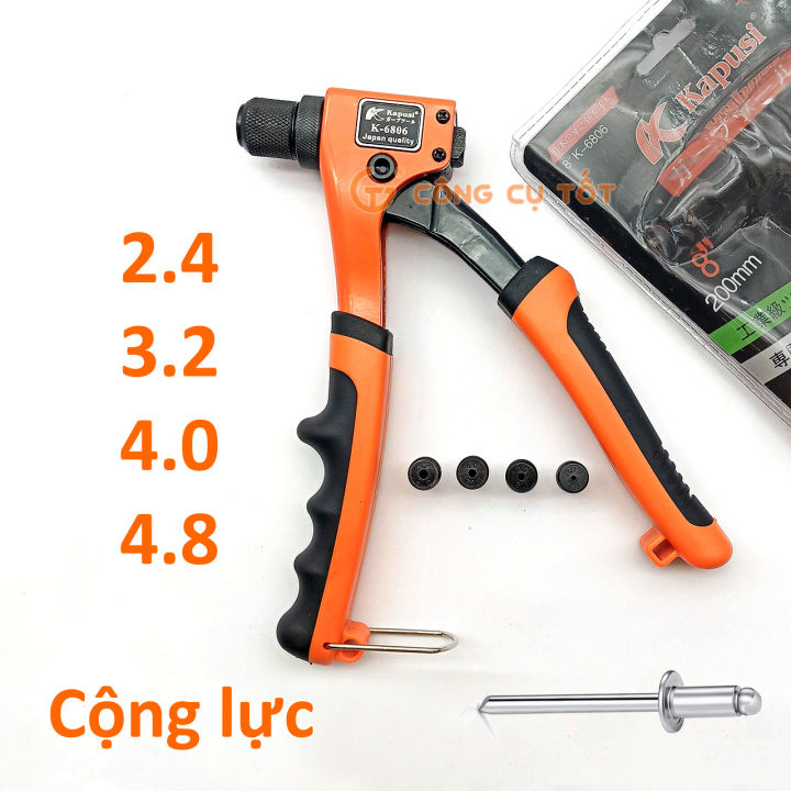 Kềm rút đinh tán cộng lực 200mm Kapusi K-6806 | Lazada.vn