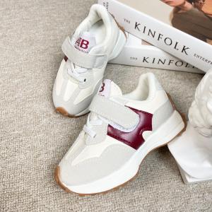 KD20974 Sneakers Anak Casual Sporty Import - Sepatu Olahraga Nyaman dengan Motif Grafis Warna Cerah Bahan Kulit Sintetis