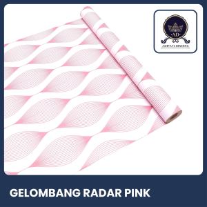 Adipatidinding - Wallpaper Dinding Motif Gelombang Radar Pink Ukuran 45 Cm x 10 Meter Wallpaper Stiker Dinding Motif Gelombang Radar Pink Wallstiker Motif Gelombang Radar Pink Dekorasi Dinding Dekorasi Rumah Dekorasi Ruang Tamu Dekorasi Kamar Tidur