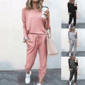 Women Tracksuits Set Ladies Hoodies Suit Loungewear Top+Pants Lounge Wear. 
