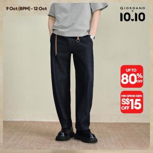 Giordano Men Men Seam Detail Jeans Free Shipping 18116814