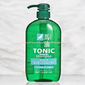 Horse Oil 600ml Toxic Rinse In Shampoo Made In Japan Dengan Menthol Dingin Dan Lembut Dikepala