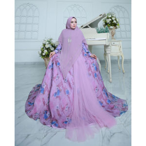 100% REALPIC Gamis Syari SHAQUENA Dress by Gallery Syarifah - REALPIC100%