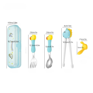 Cutlery Set for Food Contact Tableware Set Lightweight and Compact No Rust or Deformation Biodegradable