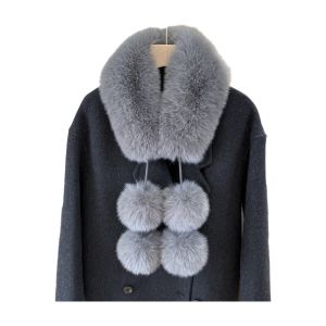 HEALMEYOU ic Buckle Faux Fur Scarf Solid Color Soft Neck Warmer Gifts Windproof Women Winter Scarves Outdoor