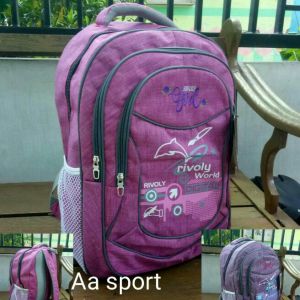 Tas ransel sekolah kerja  tas bacpack original Rivoli  tas ransel laptop