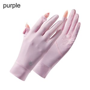 NAMSHEVA Breathable Summer Touch Screen Women Gloves Ice Silk Gloves Mittens Sunscreen Gloves