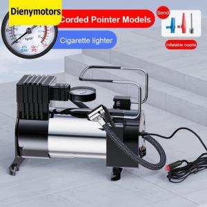 12V Portable Air Compressor Cylinder Power System Electric Tire Inflator Car Electric Air Pump Car Tire Inflatable Pump