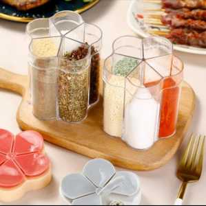 Kotak bumbu 5 in 1 sekat tabur tempat wadah bumbu dapur