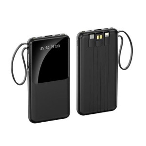 Mini powerbank original brand 50000mah power bank fast charging With built in cord For Apple xiaomi oppo huawei charger