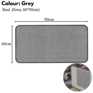 🇸🇬White Natural Sisal Cat Scratch Mat Scratching Pad Rug Anti Scratch Sofa Protector Furniture Protection Claw Grinding