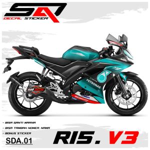 Stiker Custom Full Body R15 V3 - Dekal Sticker Variasi Motor R15 V3 Premium Racing SDA.01