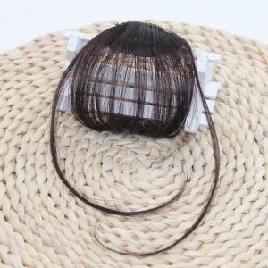 Air Fringe Hair Natural Fuffy HairClip Thick Comic Style Fringe Hair Piece Wig Hair