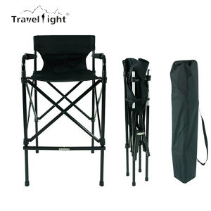 Portable makeup chair with side pocket High director chair fishing stool Camping chair Lounge chair