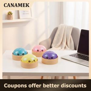 【 CANAMEK 】 Rainbow Dumpling Squishy Toy Oversized 1pc Jumbo Stress Relief Sensory Soft Slow Rising for School Prize