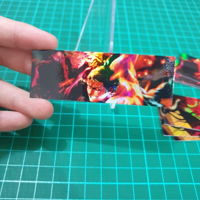 Sticker Anime Slap - S0007 - Kecil - One Piece - Zoro x Sanji