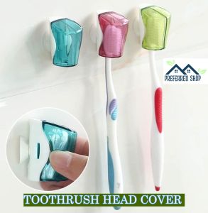 PREFERRED SHOP 1Pcs Portable Toothbrush Head Covers with Suction Cup/Toothbrush