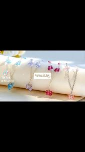 [D.T.C Crystals] Anklet with Swarovski Butterfly