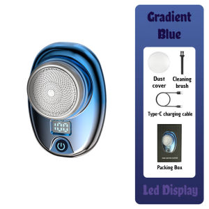 Portable Electric Shaver USB Rechargeable Mini Shave Electric Razor Pocket Shaver Waterproof Shaver Smart LED display