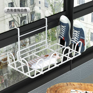 H Stainless steel outdoor multifunctional shoe and sock drying rack