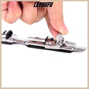 LEYOUFU stainles steel fishing rods wheel seat pole deck rods clip reel fitted deck seat