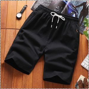 Pants Fashionable Youth Side Pocket Sweatpants Sport Beach Pants Natural Outdoor Drawstring Design