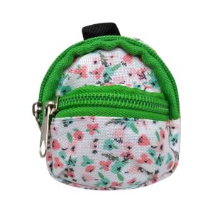 YUDESHUI Thiết kế hoa dễ thương Ba lô búp bê Chất liệu cotton Dây  hai lớp Ba lô cho búp bê BJD Phối đồ Kích thước 8X7cm Đồ chơi túi búp bê Đồ trang trí nhà búp bê