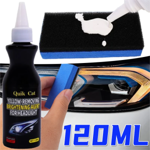 120ml đèn pha ô tô phục hồi Bộ dụng cụ đánh bóng đèn Pha Dụng cụ xóa vết xước sửa chữa Làm sạch dán loại bỏ quá trình oxy hóa Đèn pha đánh bóng chất lỏng