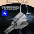 Nose Trimmer for Men Stainless Steel Manual Trimmer for Nose Vibrissa Razor Shaver Washable Nose Ear Hair Trimmer Care T. 