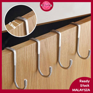 Cangkuk Keluli Tahan Karat Double S Shape Hook Metal Heavy Duty Hanging Hanger Storage Racks Multi-Purpose Organizer Kitchen Bathroom Door 不锈钢挂钩