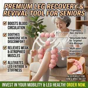 Relaxing Leg Muscles with the Walking Like Flying Ring Roller Slimmer