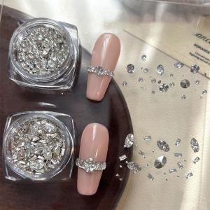 Heart Shaped Flat Top Box for Nail Art 3D Decoration Bridal Nail Design H260729
