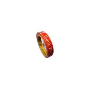 #FIX "Thank You - Paid" Pre-Printed OPP Tape 18MMX50MTR