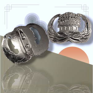 Pin Korpri Perak/Silver Peniti Dan Magnet Pin Kopri Silver 3cm