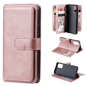 สำหรับ Samsung Galaxy A22 A72 A52 A12 A32 5G ฝาครอบป้องกันการตกสำหรับ A22 Samsung A52 A72 A32 4G เคสโทรศัพท์ฝาปิดหนังมีกระเป๋าเงินช่องเสียบการ์ดสิบช่องเคสเคสแบบพับปิดได้