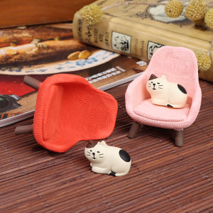 QUANSEN Simulation Small Sofa Stool Chair Furniture Model Toys for Doll House Decoration