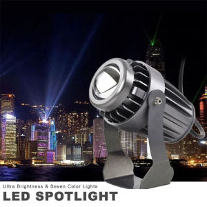 Đèn Led thảm cỏ 12W đèn hắt tường không thấm nước đèn pha Chùm hẹp đèn rọi xa chiếu sáng cảnh quan ngoài trời