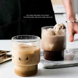 Gelas Coffe dan jus Cafe Gelas Kaca tebal Dapat dus Putih