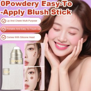 Multi Purpose Lip and Cheek Blush Stick Easy to Color Matte Natural Long Lasting Cream Rouge for Bright Makeup