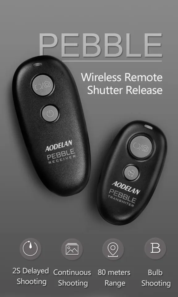 AODELAN Wireless Camera Remote Control Shutter Release For
