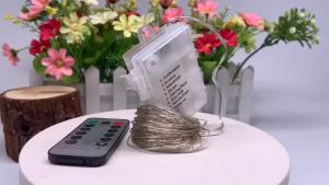 Battery Powered  8 Modes 10M 5M 2M 1M 100LEDS 10LEDS LED Starry String battery Lights Fairy Micro LED Copper Wire Remote Control for Party Christmas Wedding Party