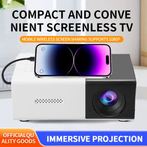SG【Ready Stock】YG300 Portable Projector HD 1080P Projector Eco-Smart Cinema Projector Pro-Grade Home Theater Projector