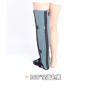 Thigh Fixation Belt/Calf Fracture/Foot Drop/Rehabilitation/Breathable Fracture Correction/Tibia/Fibula Ankle Bracelet