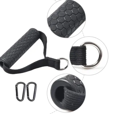 🇸🇬 [READY STOCK] Home Gym Cable Attachment Handle Machine Exercise Chrome PressDown Strength Training Home Gym Attachments