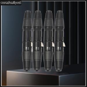 【New Arrival】 ชุดหัวต่อ XLR 3พิน สีดำ 8 ชิ้น สำหรับสายไมโครโฟนและอุปกรณ์เสียงระดับมืออาชีพ