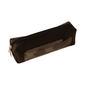 Clear Waterproof Pencil Bag Zippered Pen Case Water Resistant PU Pencil Bag Pen Pouch Stationery Bag for Student School