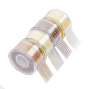 Natural style 600PCS Invisible Eyelid Sticker Clear Beige Double Eyelid Tape Stripe Thin Wide Fold Self Adhesive Eyes Stickers Makeup Tools