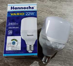 Bola Lampu LED Kapsul Hannochs VARIO Hemat Energi 6 Watt 12 Watt 18 Watt 22 Watt - Cahaya Putih